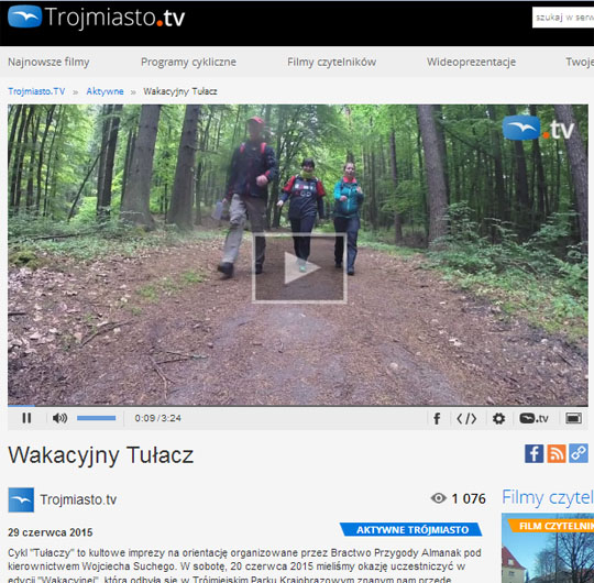 Wakacyjny Tułacz 2015 w Trojmiasto.TV