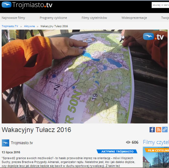 Wakacyjny Tułacz 2016 w Trojmiasto.TV